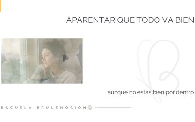 Aparentar que todo va bien: cuando sonríes por fuera mientras por dentro está mal